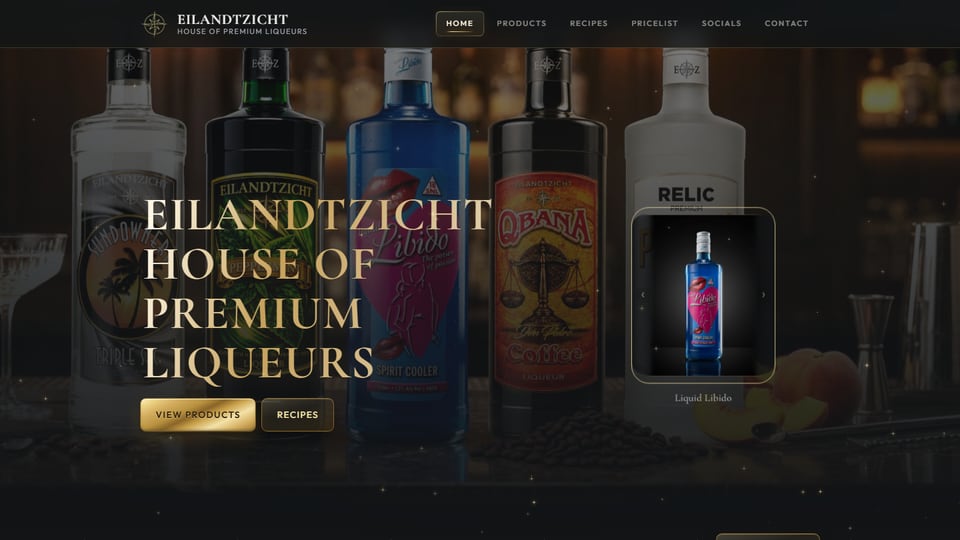 Eilandtzicht live homepage